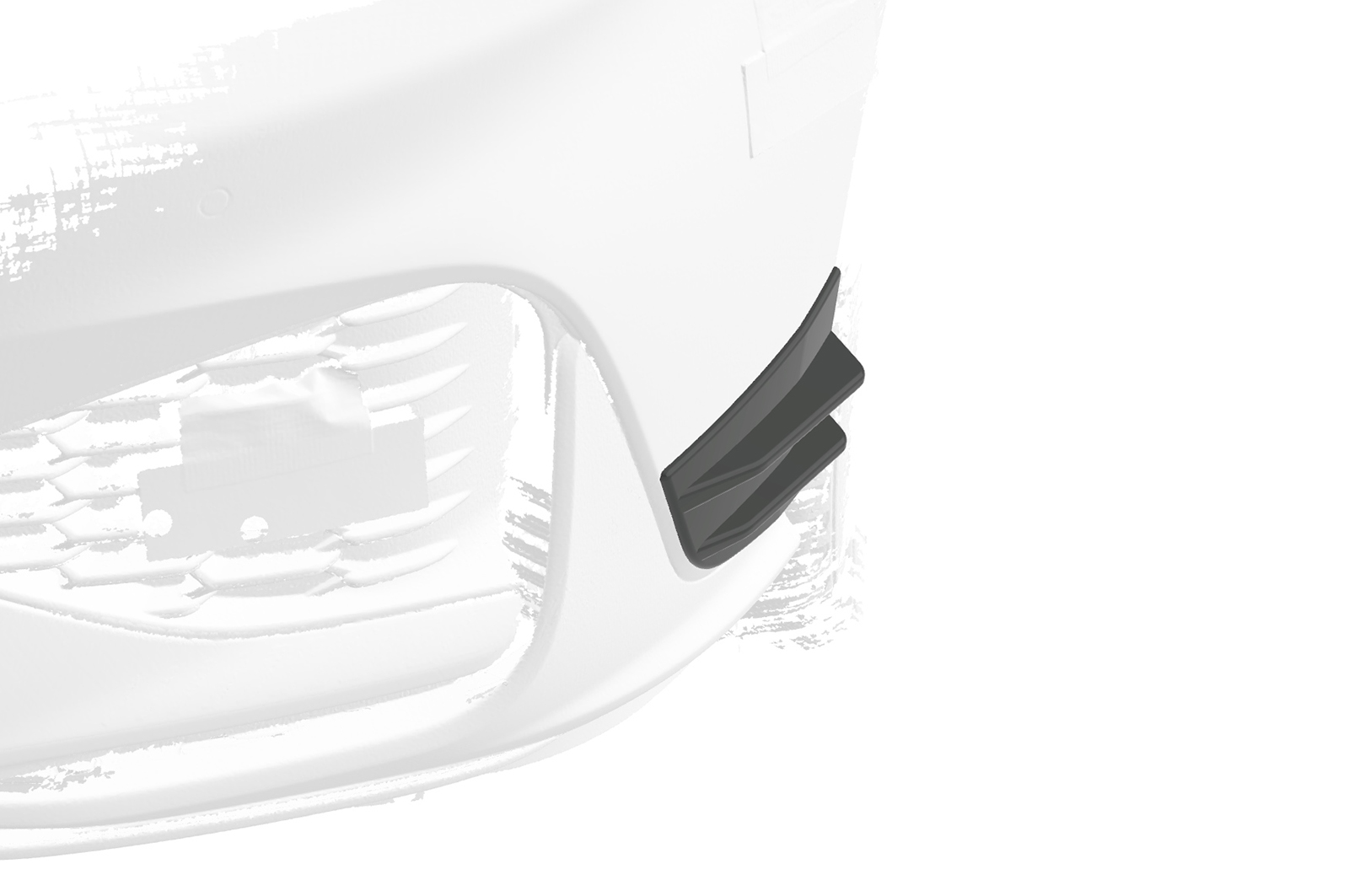 Ailettes latérales (la paire) pour Hyundai i30 (PD) N / N-Line (depuis 2019) - Fabriqué en ABS (6 finitions au choix)
