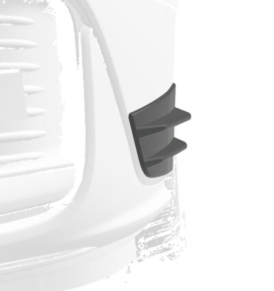Ailettes latérales (la paire) pour Hyundai i30 (PD) N / N-Line (depuis 2019) - Fabriqué en ABS (6 finitions au choix)