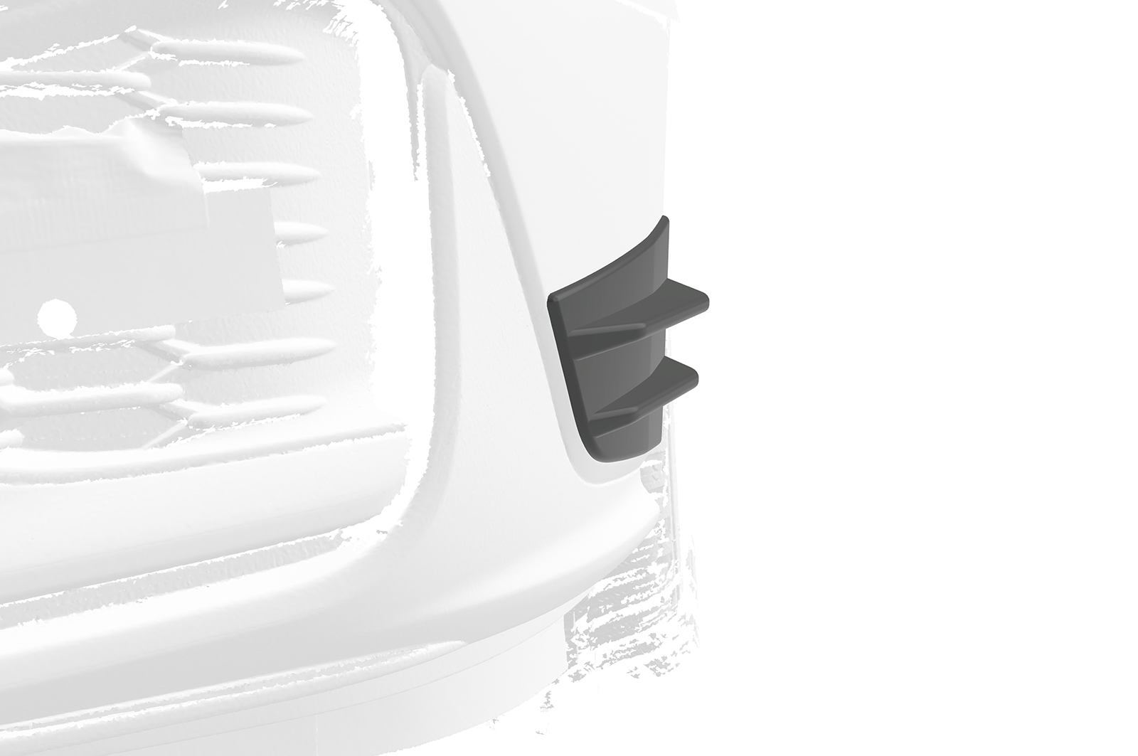 Ailettes latérales (la paire) pour Hyundai i30 (PD) N / N-Line (depuis 2019) - Fabriqué en ABS (6 finitions au choix)