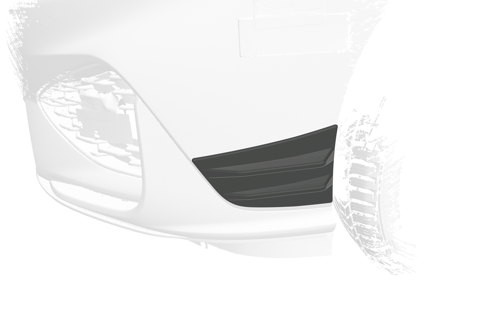 Ailettes latérales (la paire) pour Hyundai i30 (PD) N / N-Line (depuis 2019) - Fabriqué en ABS (6 finitions au choix)