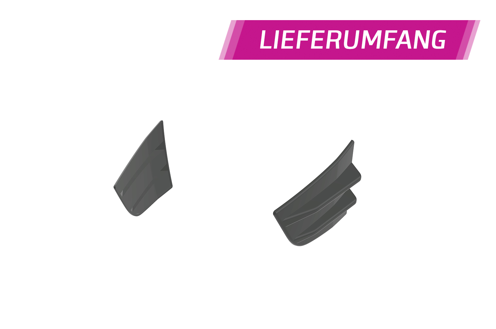 Ailettes latérales (la paire) pour Hyundai i30 (PD) N / N-Line (depuis 2019) - Fabriqué en ABS (6 finitions au choix)