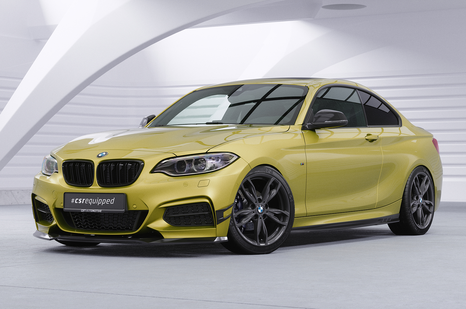 Ailettes latérales (la paire) pour BMW Série 2 F22 / F23 Pack M et M2 (11/2013-07/2021) - Fabriqué en ABS (6 finitions au choix)