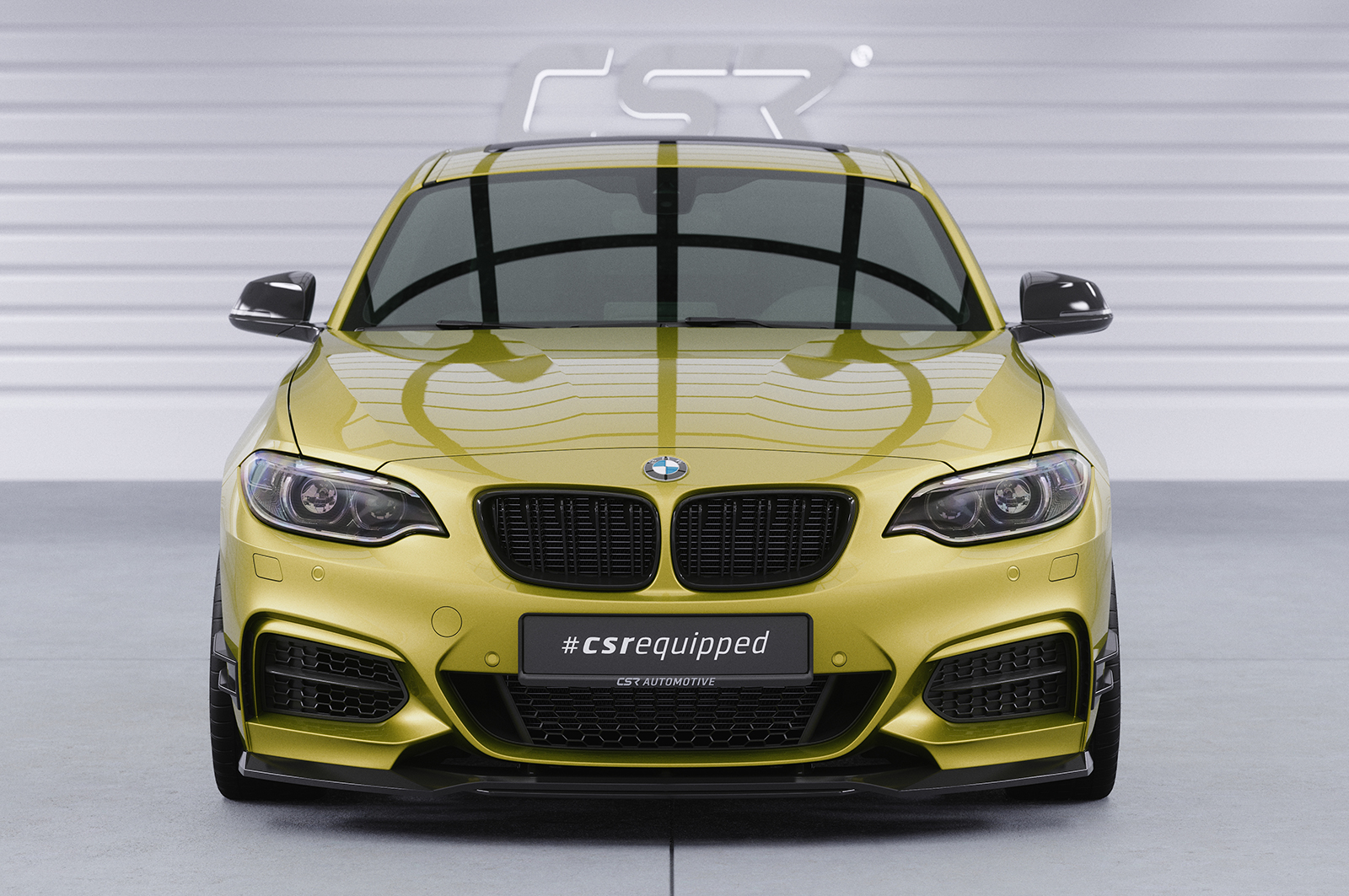 Ailettes latérales (la paire) pour BMW Série 2 F22 / F23 Pack M et M2 (11/2013-07/2021) - Fabriqué en ABS (6 finitions au choix)