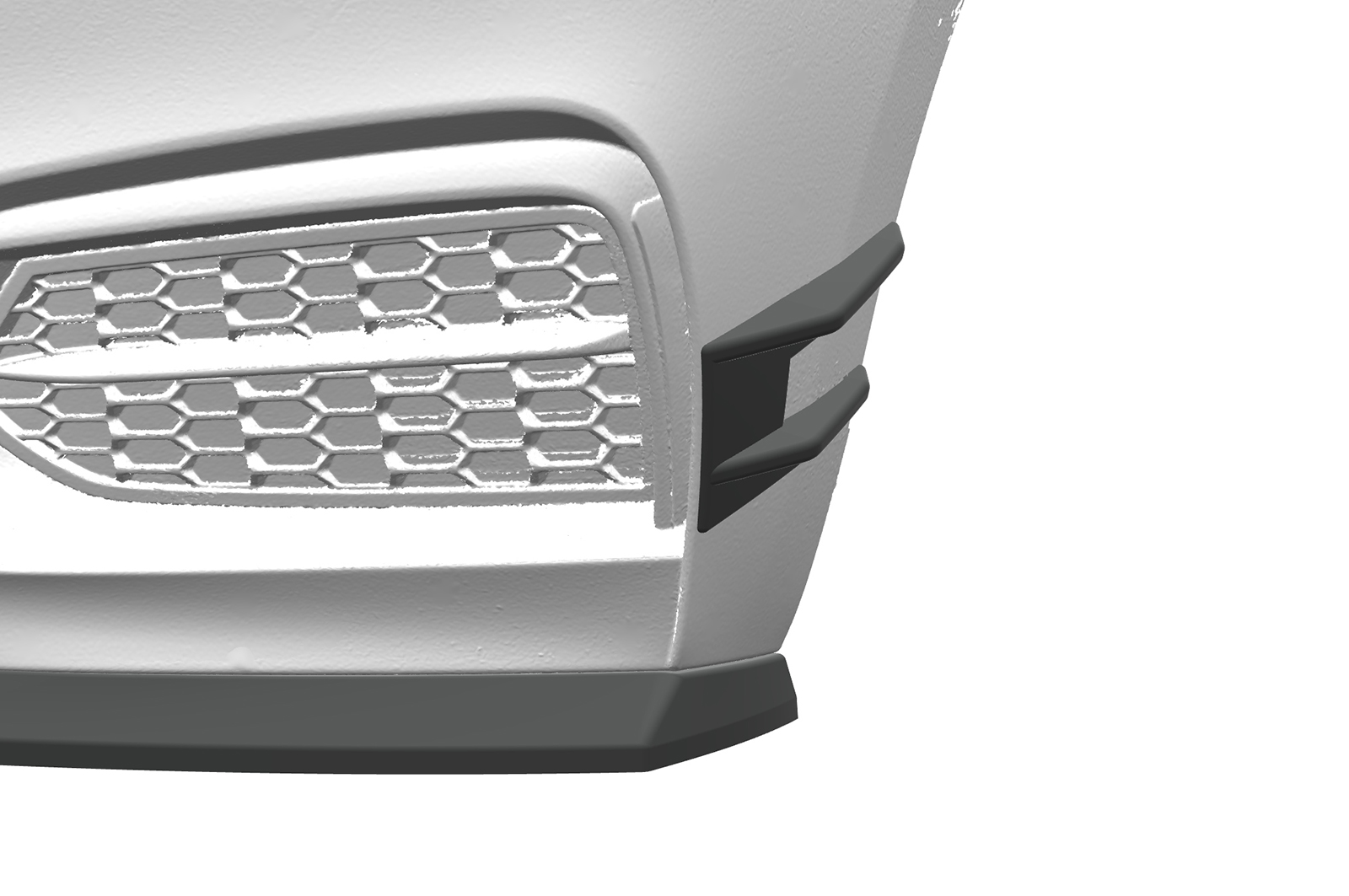 Ailettes latérales (la paire) pour BMW Série 2 F22 / F23 Pack M et M2 (11/2013-07/2021) - Fabriqué en ABS (6 finitions au choix)
