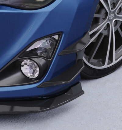 Ailettes latérales (la paire) pour Toyota GT86 toutes carrosseries (2012-2020) - Fabriqué en ABS (6 finitions au choix)