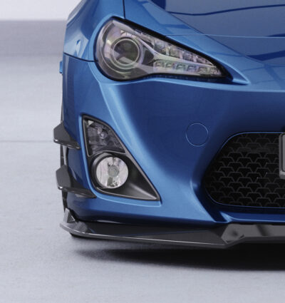 Ailettes latérales (la paire) pour Toyota GT86 toutes carrosseries (2012-2020) - Fabriqué en ABS (6 finitions au choix)