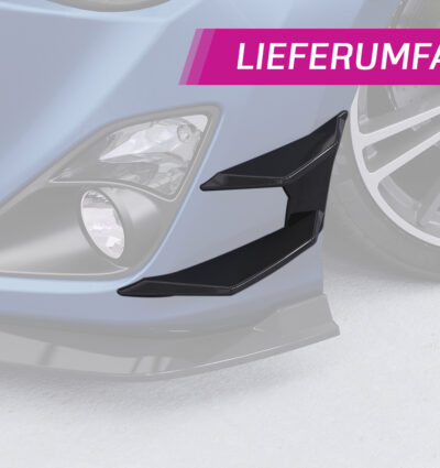 Ailettes latérales (la paire) pour Toyota GT86 toutes carrosseries (2012-2020) - Fabriqué en ABS (6 finitions au choix)