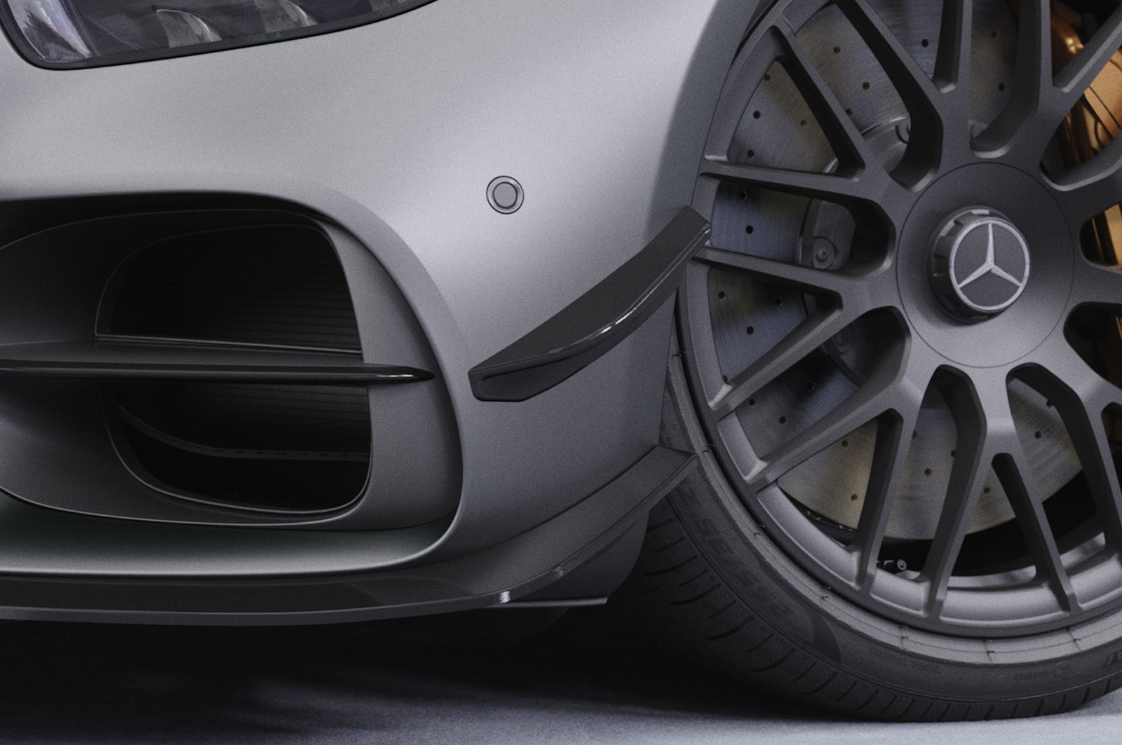 Ailettes latérales (la paire) pour Mercedes Benz AMG GT (190) toutes carrosseries (03/2017-12/2021) - Fabriqué en ABS (6 finitions au choix)