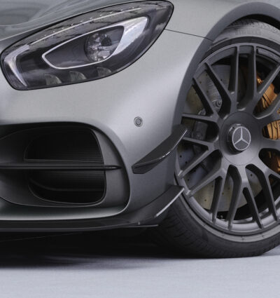 Ailettes latérales (la paire) pour Mercedes Benz AMG GT (190) toutes carrosseries (03/2017-12/2021) - Fabriqué en ABS (6 finitions au choix)