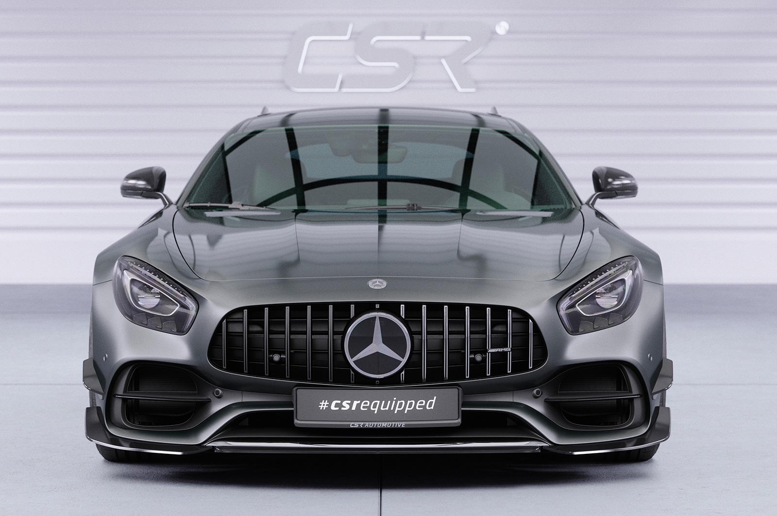 Ailettes latérales (la paire) pour Mercedes Benz AMG GT (190) toutes carrosseries (03/2017-12/2021) - Fabriqué en ABS (6 finitions au choix)