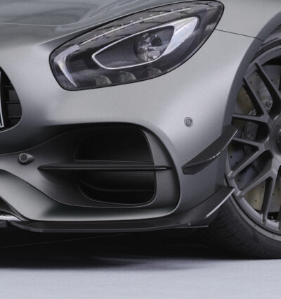 Ailettes latérales (la paire) pour Mercedes Benz AMG GT (190) toutes carrosseries (03/2017-12/2021) - Fabriqué en ABS (6 finitions au choix)