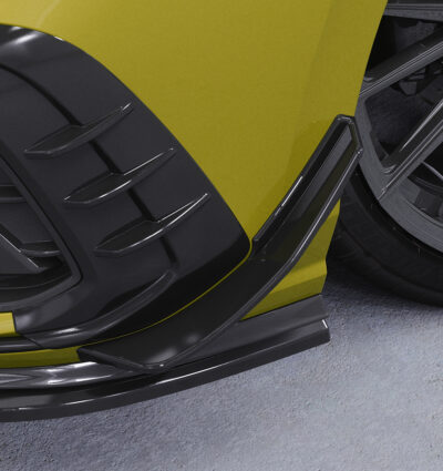 Ailettes latérales (la paire) pour VW Golf 8 (Typ CD) GTI / GTD / GTE et R-Line (depuis 12/2019) - Fabriqué en ABS (6 finitions au choix)