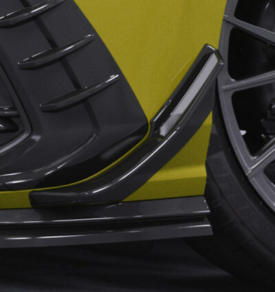 Ailettes latérales (la paire) pour VW Golf 8 (Typ CD) GTI / GTD / GTE et R-Line (depuis 12/2019) - Fabriqué en ABS (6 finitions au choix)