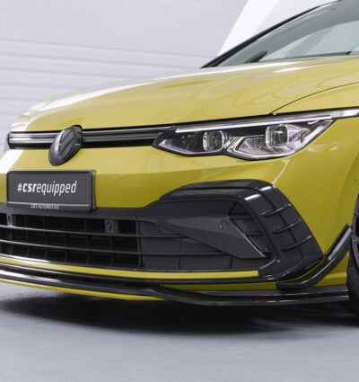 Ailettes latérales (la paire) pour VW Golf 8 (Typ CD) GTI / GTD / GTE et R-Line (depuis 12/2019) - Fabriqué en ABS (6 finitions au choix)