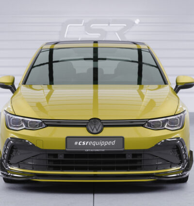 Ailettes latérales (la paire) pour VW Golf 8 (Typ CD) GTI / GTD / GTE et R-Line (depuis 12/2019) - Fabriqué en ABS (6 finitions au choix)