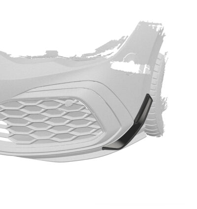 Ailettes latérales (la paire) pour VW Golf 8 (Typ CD) GTI / GTD / GTE et R-Line (depuis 12/2019) - Fabriqué en ABS (6 finitions au choix)