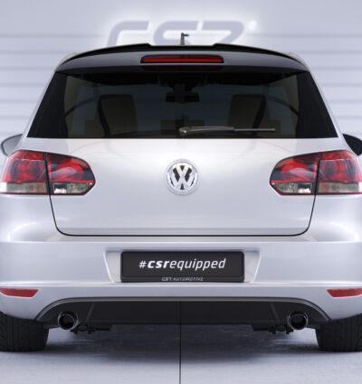 Diffuseur / Ajout de parechoc arrière pour VW Golf 6 hatchback (2008-2012) - Fabriqué en ABS (6 finitions au choix)