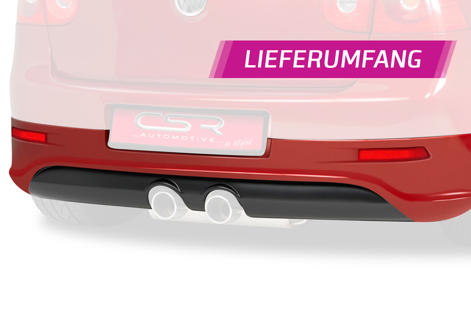 Diffuseur / Ajout de parechoc arrière pour VW Golf 5 hatchback (2003-2008) - Fabriqué en ABS (6 finitions au choix)