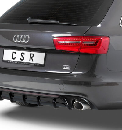 Diffuseur / Ajout de parechoc arrière pour Audi A6 C7 4G berline et Avant (04/2011-09/2014) - Fabriqué en ABS (6 finitions au choix)