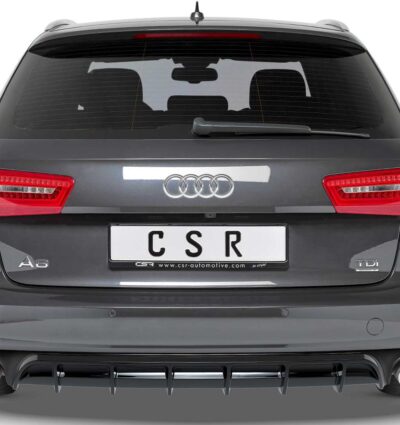 Diffuseur / Ajout de parechoc arrière pour Audi A6 C7 4G berline et Avant (04/2011-09/2014) - Fabriqué en ABS (6 finitions au choix)
