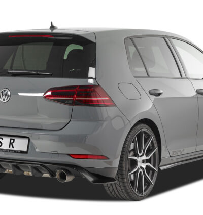 Diffuseur / Ajout de parechoc arrière pour VW Golf 7 (Typ AU)  (depuis 03/2017) - Fabriqué en ABS (6 finitions au choix)