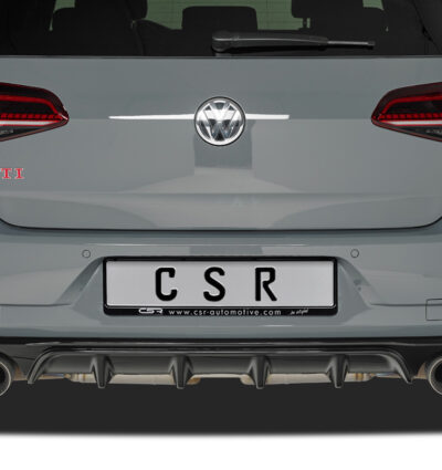 Diffuseur / Ajout de parechoc arrière pour VW Golf 7 (Typ AU) (depuis 03/2017) - Fabriqué en ABS (6 finitions au choix)