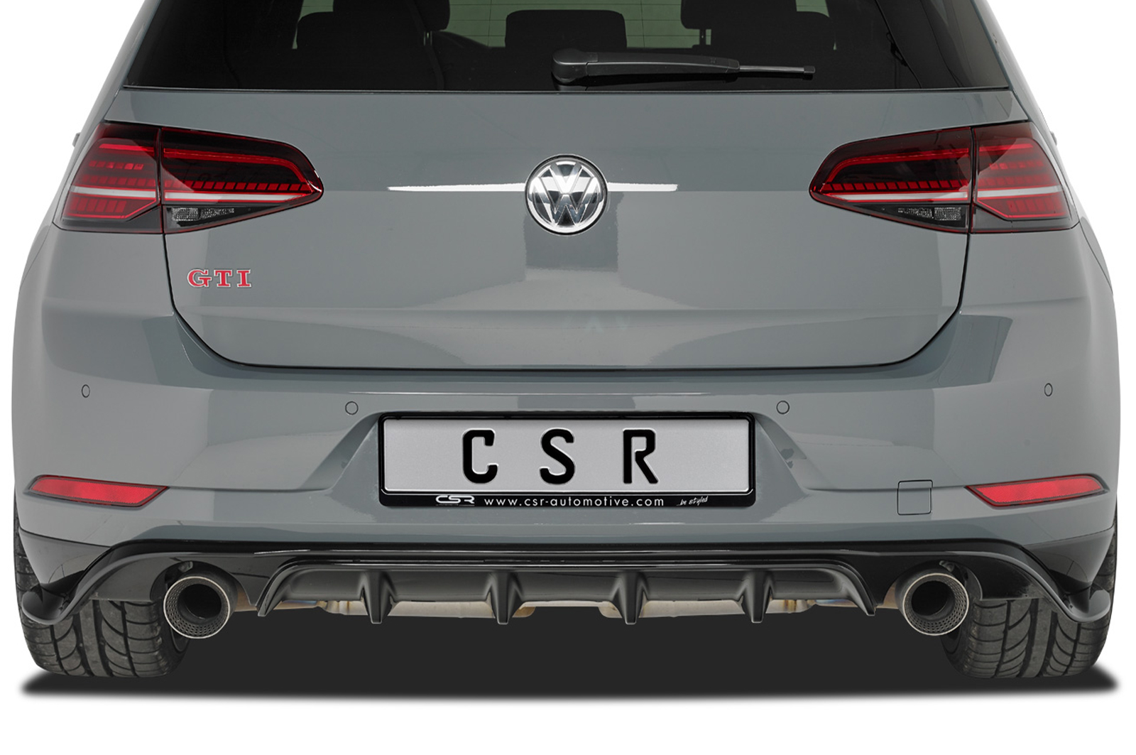 Diffuseur / Ajout de parechoc arrière pour VW Golf 7 (Typ AU) (depuis 03/2017) - Fabriqué en ABS (6 finitions au choix)