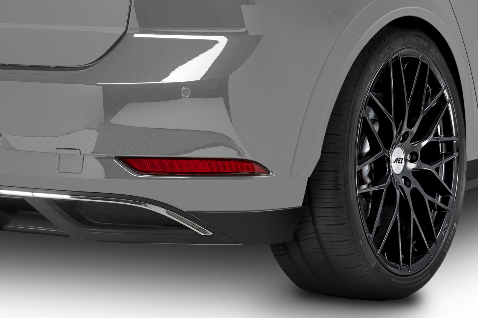 Diffuseur / Ajout de parechoc arrière pour VW Golf 7 (Typ AU) toutes carrosseries (facelift) (03/2017-2021) - Fabriqué en ABS (6 finitions au choix)
