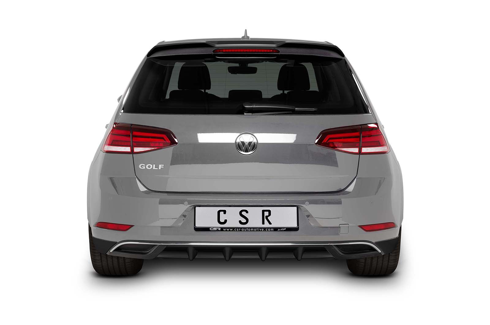 Diffuseur / Ajout de parechoc arrière pour VW Golf 7 (Typ AU) toutes carrosseries (facelift) (03/2017-2021) - Fabriqué en ABS (6 finitions au choix)