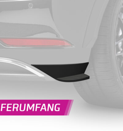 Diffuseur / Ajout de parechoc arrière pour VW Golf 7 (Typ AU) toutes carrosseries (facelift) (depuis 03/2017) - Fabriqué en ABS (6 finitions au choix)