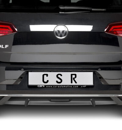 Diffuseur / Ajout de parechoc arrière pour VW Golf 7 (Typ AU) finition de base (facelift) (depuis 03/2017) - Fabriqué en ABS (6 finitions au choix)