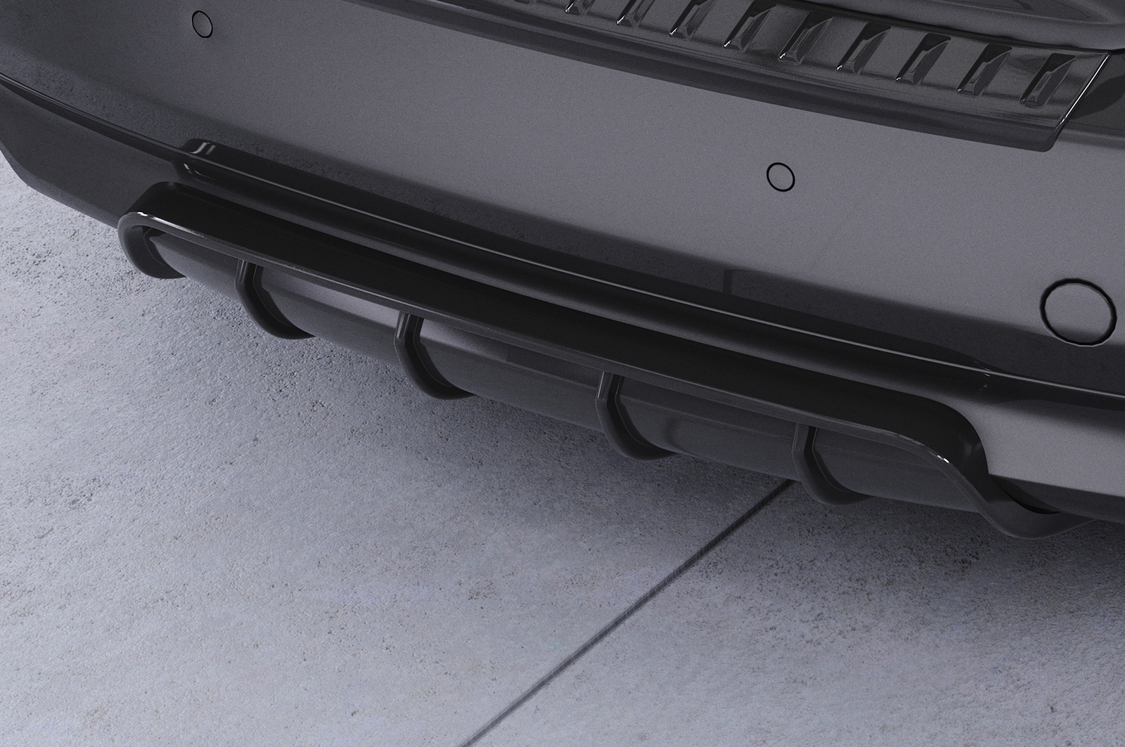 Diffuseur / Ajout de parechoc arrière pour Audi A5 8T finition de base (2007-2011) - Fabriqué en ABS (6 finitions au choix)