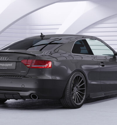 Diffuseur / Ajout de parechoc arrière pour Audi A5 8T finition de base (2007-2011) - Fabriqué en ABS (6 finitions au choix)
