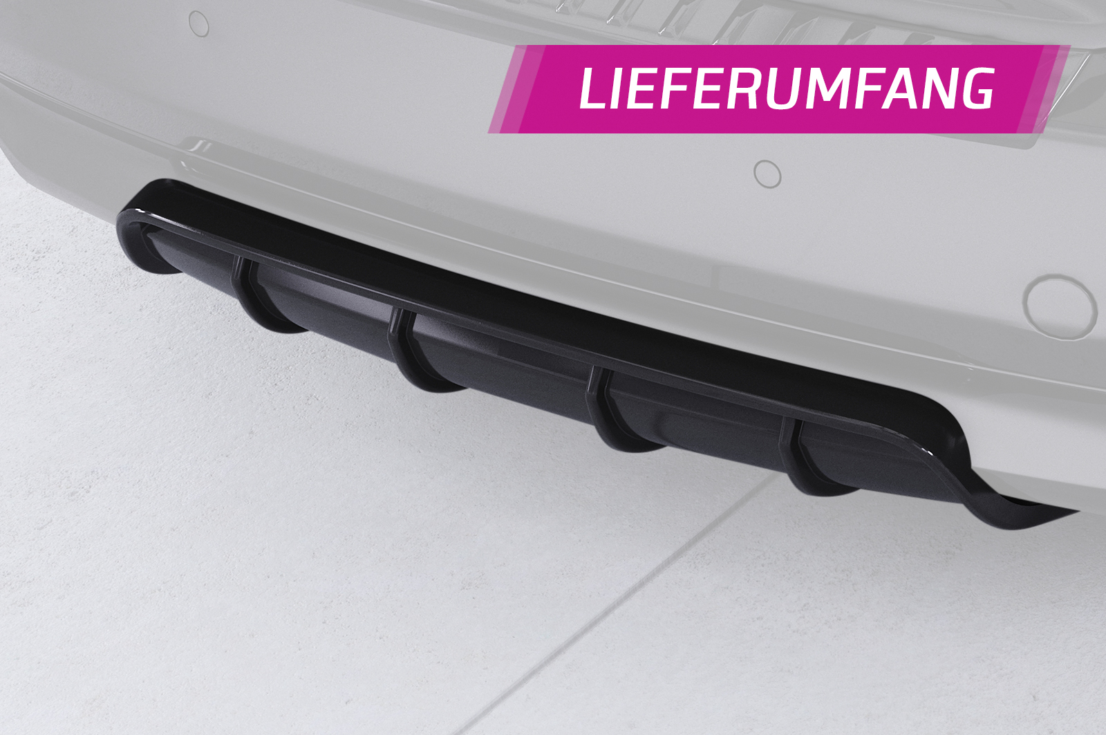 Diffuseur / Ajout de parechoc arrière pour Audi A5 8T finition de base (2007-2011) - Fabriqué en ABS (6 finitions au choix)