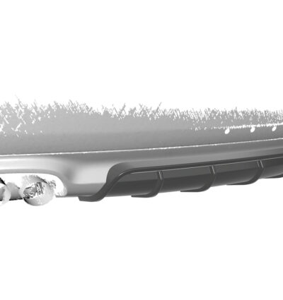 Diffuseur / Ajout de parechoc arrière pour Audi A5 8T finition de base (2007-2011) - Fabriqué en ABS (6 finitions au choix)