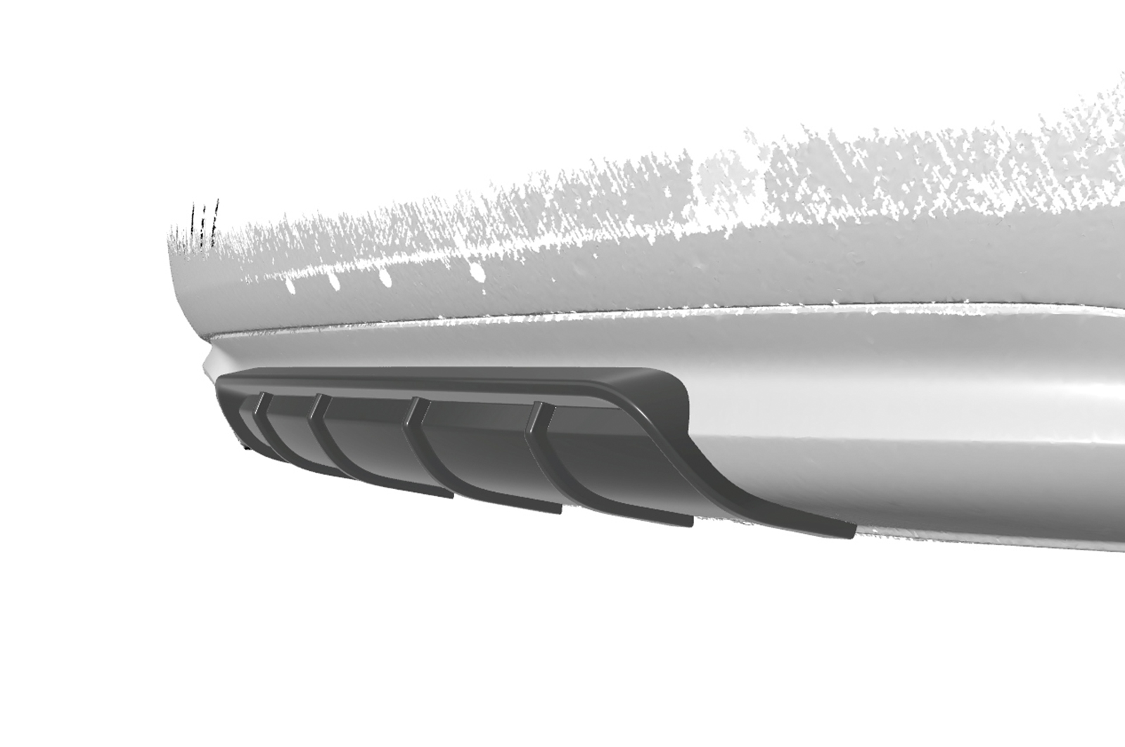 Diffuseur / Ajout de parechoc arrière pour Audi A5 8T finition de base (2007-2011) - Fabriqué en ABS (6 finitions au choix)