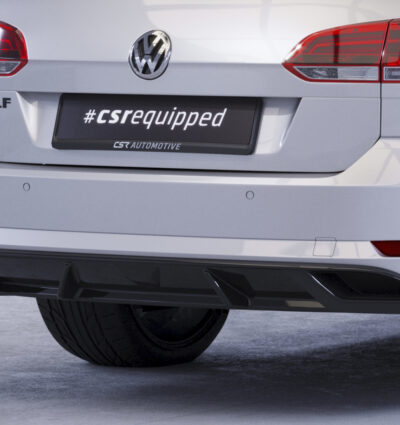 Diffuseur / Ajout de parechoc arrière pour VW Golf 7 (Typ AU) break finition de base (facelift) (03/2017-2020) - Fabriqué en ABS (6 finitions au choix)