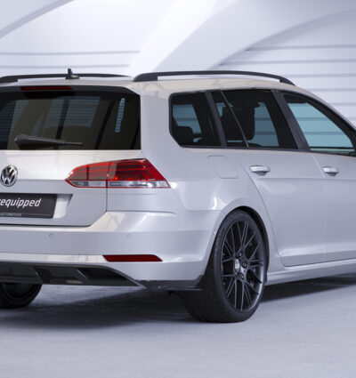 Diffuseur / Ajout de parechoc arrière pour VW Golf 7 (Typ AU) break finition de base (facelift) (03/2017-2020) - Fabriqué en ABS (6 finitions au choix)