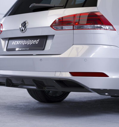 Diffuseur / Ajout de parechoc arrière pour VW Golf 7 (Typ AU) break finition de base (facelift) (03/2017-2020) - Fabriqué en ABS (6 finitions au choix)