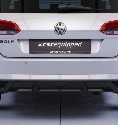 Diffuseur / Ajout de parechoc arrière pour VW Golf 7 (Typ AU) break finition de base (facelift) (03/2017-2020) - Fabriqué en ABS (6 finitions au choix)
