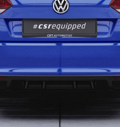 Diffuseur / Ajout de parechoc arrière pour VW Golf 7 (Typ AU) break R-Line (04/2013-02/2017) - Fabriqué en ABS (6 finitions au choix)