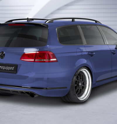 Diffuseur / Ajout de parechoc arrière pour VW Passat B7 Typ 3C break finition de base (08/2010-10/2014) - Fabriqué en ABS (6 finitions au choix)