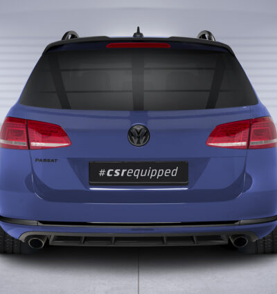 Diffuseur / Ajout de parechoc arrière pour VW Passat B7 Typ 3C break finition de base (08/2010-10/2014) - Fabriqué en ABS (6 finitions au choix)