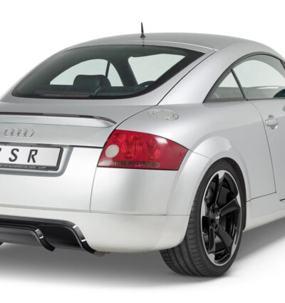 Diffuseur / Ajout de parechoc arrière pour Audi TT 8N toutes carrosseries avec Auspuff auf der Fahrerseite (1998-2006) - Fabriqué en ABS (6 finitions au choix)