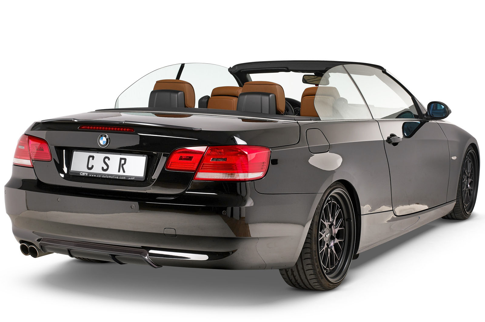 Diffuseur / Ajout de parechoc arrière pour BMW Série 3 E92 / E93 coupé et cabriolet (préfacelift) (06/2006-03/2010) - Fabriqué en ABS (6 finitions au choix)