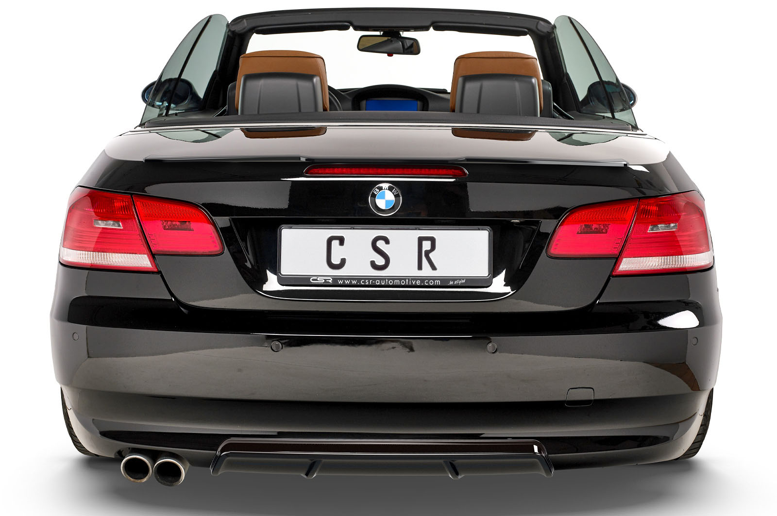 Diffuseur / Ajout de parechoc arrière pour BMW Série 3 E92 / E93 coupé et cabriolet (préfacelift) (06/2006-03/2010) - Fabriqué en ABS (6 finitions au choix)