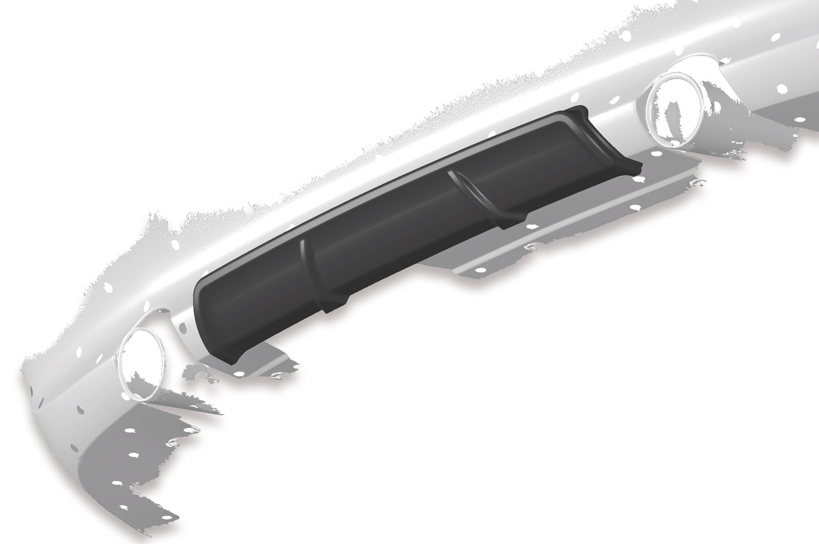 Diffuseur / Ajout de parechoc arrière pour BMW Série 3 E92 / E93 coupé et cabriolet (préfacelift) (06/2006-03/2010) - Fabriqué en ABS (6 finitions au choix)