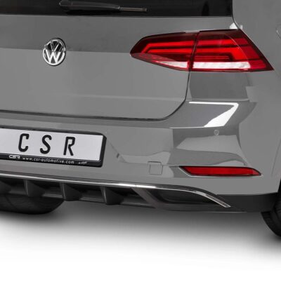 Diffuseur / Ajout de parechoc arrière pour VW Golf 7 (Typ AU) finition de base (facelift) (depuis 03/2017) - Fabriqué en ABS (6 finitions au choix)