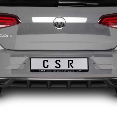 Diffuseur / Ajout de parechoc arrière pour VW Golf 7 (Typ AU) finition de base (facelift) (depuis 03/2017) - Fabriqué en ABS (6 finitions au choix)