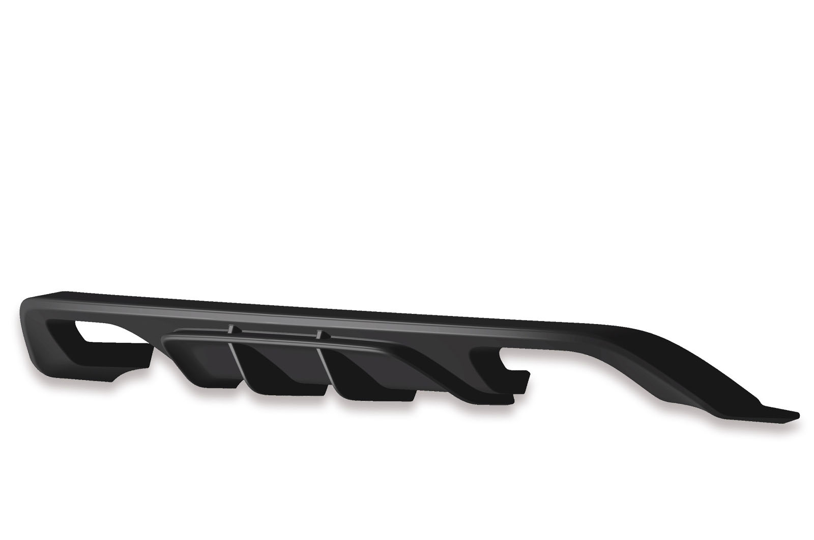 Diffuseur / Ajout de parechoc arrière pour VW Golf 7 (Typ AU) R / R-Line / préfacelift (11/2013-02/2017) - Fabriqué en ABS (6 finitions au choix)